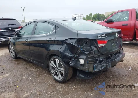 2014 Hyundai Elantra Sport z USA, uszkodzony, nr VIN KMHDH4AH8EU151993